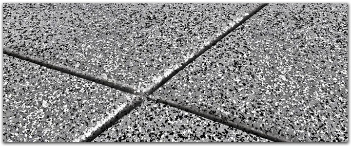 Tuxedo Garage Floor Coating Sample Polyaspartic Epoxy